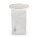 Modern European furniture - Round Marble Modern Accent Table - www.oroa.com