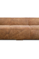 Modern European furniture - Brown Leather Sofa - www.oroa.com