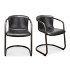 Modern European furniture - Cantilevered Dining Chair Set (2) - www.oroa.com