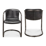 Modern European furniture - Cantilevered Dining Chair Set (2) - www.oroa.com