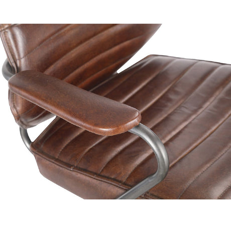 Modern European furniture - Adjustable Leather Office Chair - www.oroa.com