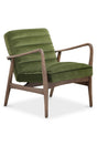 Modern European furniture - Green Velvet Tufted Lounge Chair - www.oroa.com