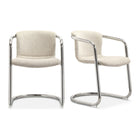 Modern European furniture - Cantilevered Dining Chair Set (2) - www.oroa.com