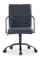 Modern European furniture - Grain Leather Office Chair - www.oroa.com