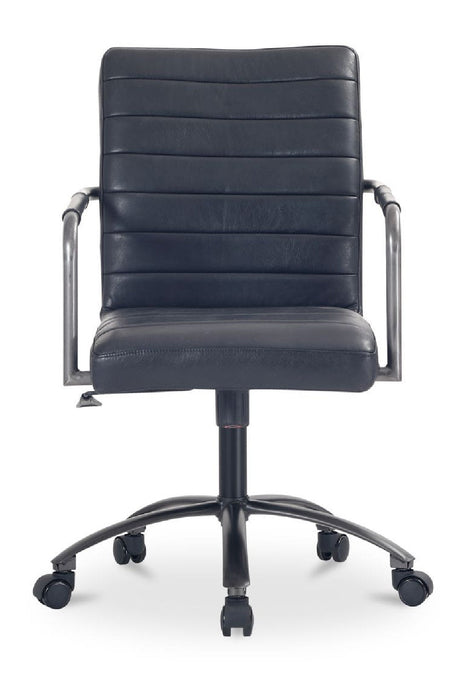 Modern European furniture - Grain Leather Office Chair - www.oroa.com