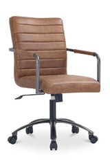 Modern European furniture - Grain Leather Office Chair - www.oroa.com
