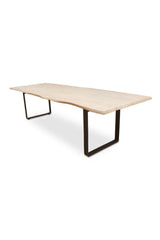 Modern European furniture - Mango Wood Top Dining Table - www.oroa.com