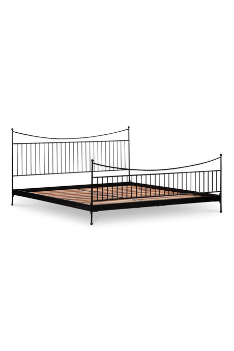 Modern European furniture - Black Iron Bed - www.oroa.com