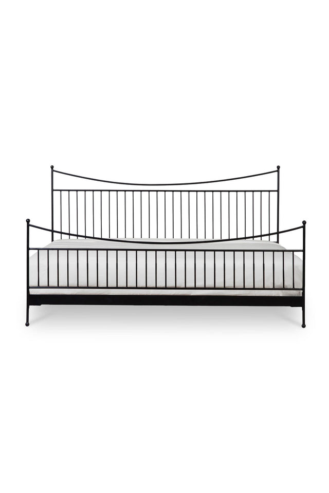 Modern European furniture - Black Iron Bed - www.oroa.com