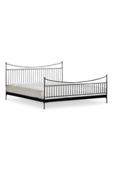 Modern European furniture - Black Iron Bed - www.oroa.com