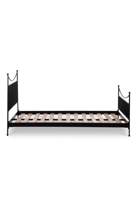 Modern European furniture - Black Iron Bed - www.oroa.com
