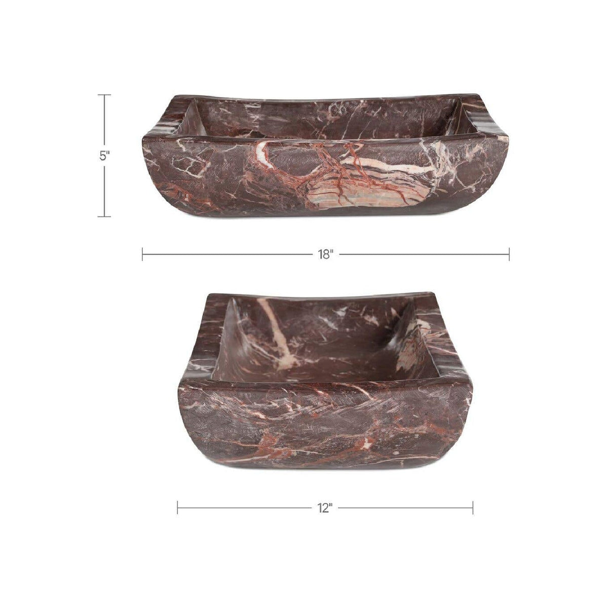 Solid Marble Bowl | Novi Living Piero
