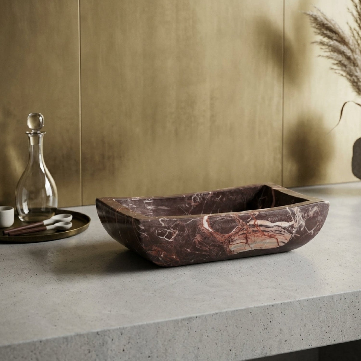 Solid Marble Bowl | Novi Living Piero