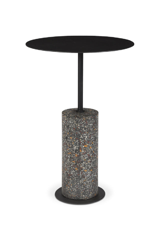 Modern European furniture - Black Iron Accent Table - www.oroa.com