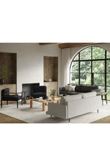 Modern European furniture - Black Iron Accent Table - www.oroa.com