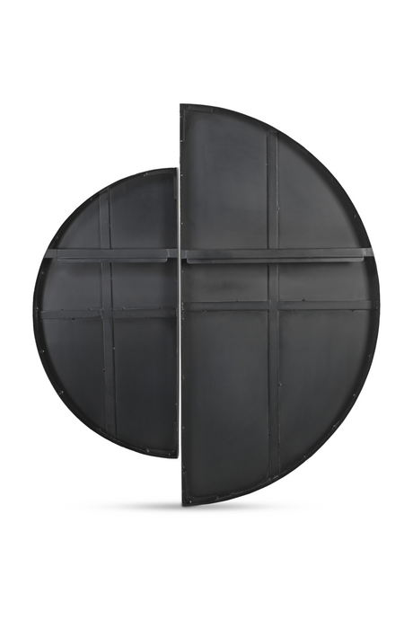 Modern European furniture - Black Semicircle Wall Decor - www.oroa.com