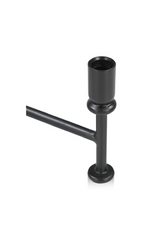 Modern European furniture - Black Metal Candle Holder - www.oroa.com