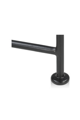 Modern European furniture - Black Metal Candle Holder - www.oroa.com