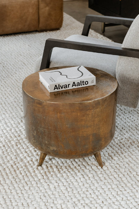 Drum-Style Accent Table | Novi Living Kettel - www.oroa.com