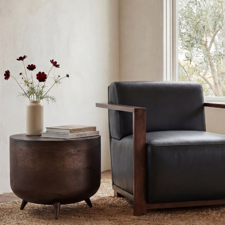 Drum-Style Accent Table | Novi Living Kettel - www.oroa.com