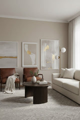 Modern European furniture - Oak Fluted Base Coffee Table - www.oroa.com