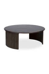 Modern European furniture - Oak Fluted Base Coffee Table - www.oroa.com