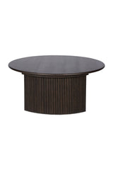 Modern European furniture - Oak Fluted Base Coffee Table - www.oroa.com