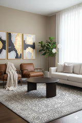 Modern European furniture - Oak Fluted Base Coffee Table - www.oroa.com