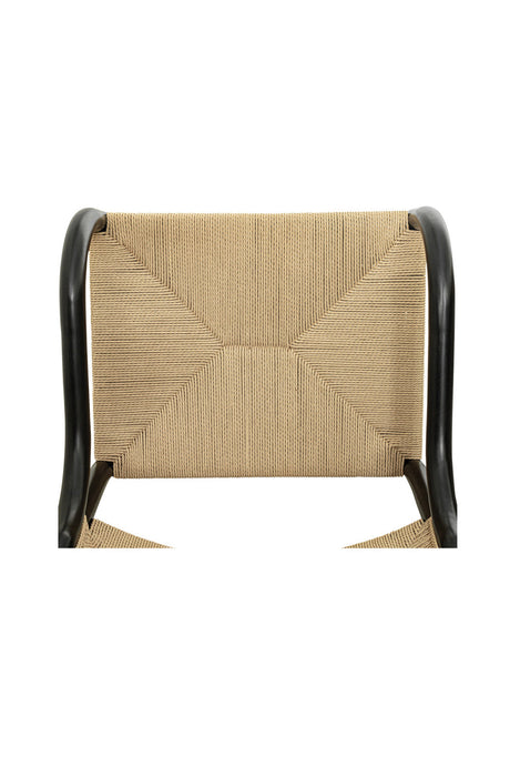Modern European furniture - Minimalist Beech Wood & Rope Dining Chair - www.oroa.com