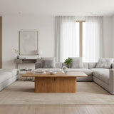 Modern European furniture - Rustic Oak Coffee Table - www.oroa.com