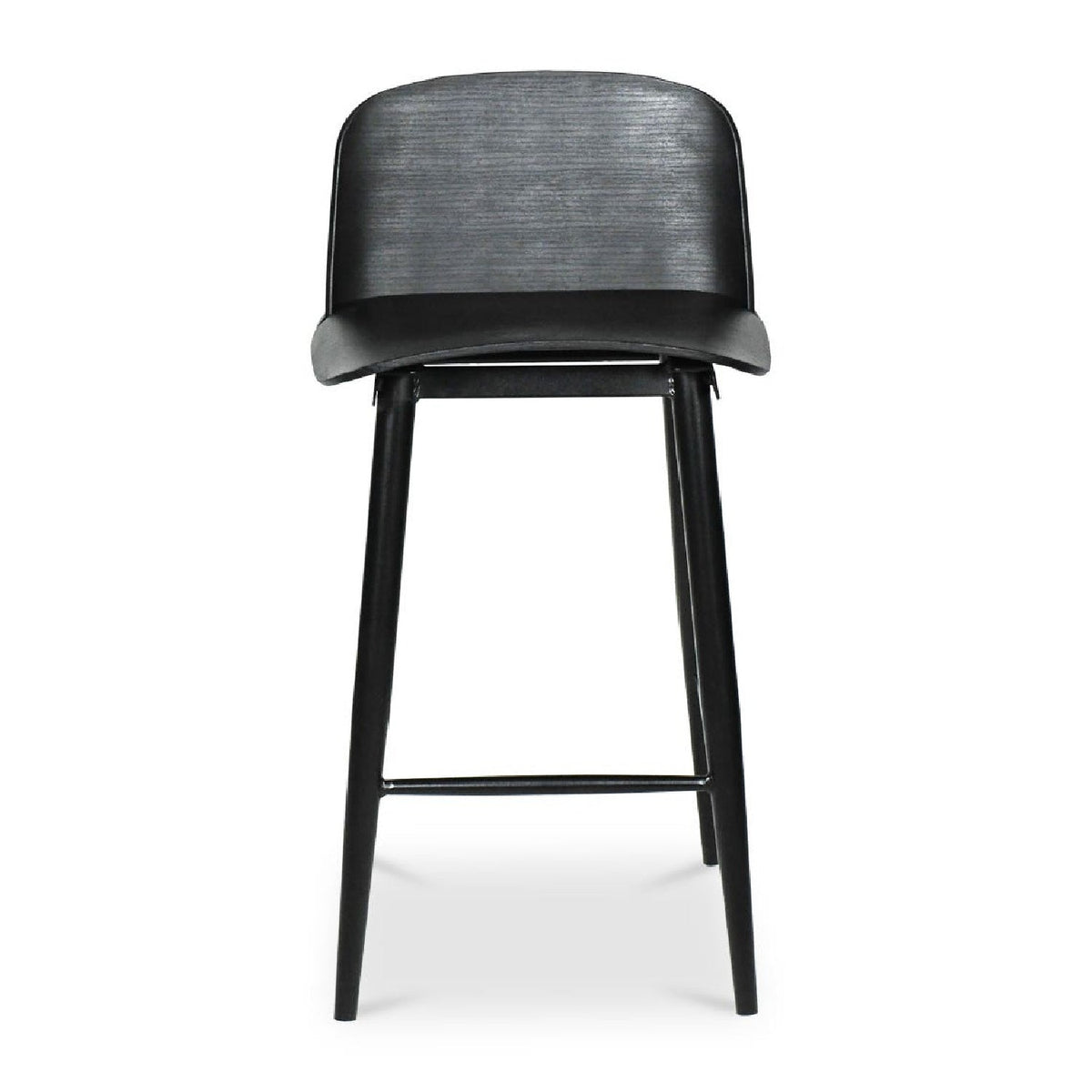 Modern European furniture - Black Indoor/Outdoor Counter Stools (2) - www.oroa.com