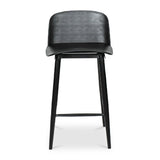 Modern European furniture - Black Indoor/Outdoor Counter Stools (2) - www.oroa.com