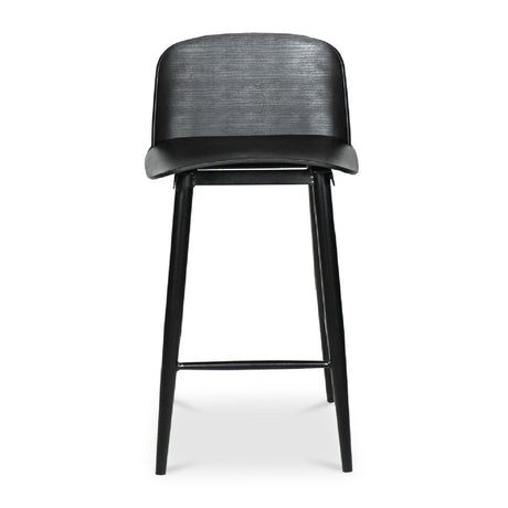 Modern European furniture - Black Indoor/Outdoor Counter Stools (2) - www.oroa.com