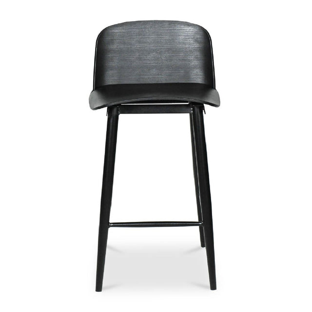 Modern European furniture - Black Indoor/Outdoor Counter Stools (2) - www.oroa.com