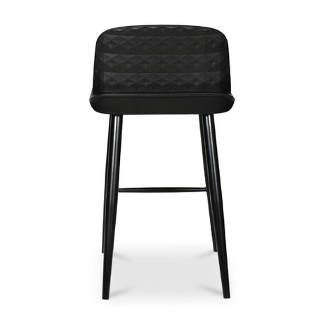 Modern European furniture - Black Indoor/Outdoor Counter Stools (2) - www.oroa.com