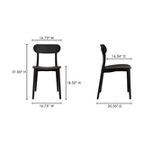 Modern European furniture - Open-Back Indoor/Outdoor Dining Chairs (2) - www.oroa.com