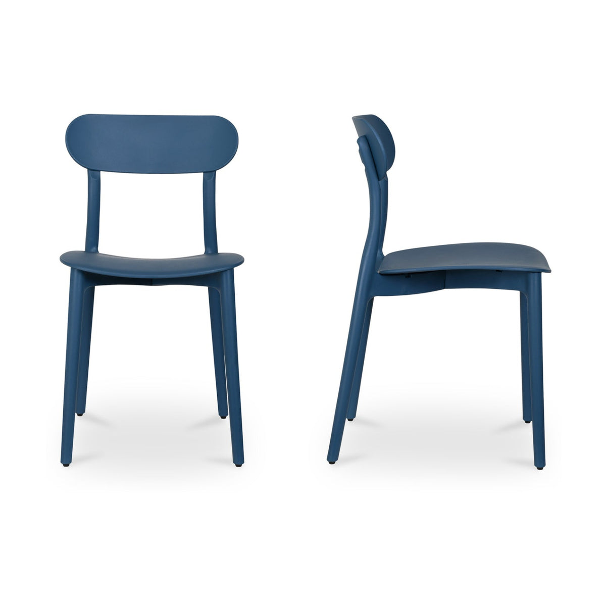 Modern European furniture - Open-Back Indoor/Outdoor Dining Chairs (2) - www.oroa.com
