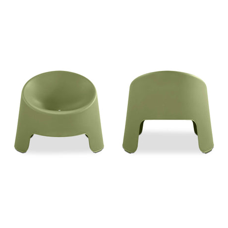 Round Outdoor Accent Chairs (2) | Novi Living Nolla