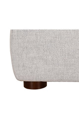 Modern European furniture - Gray Linen Blend Bed - www.oroa.com