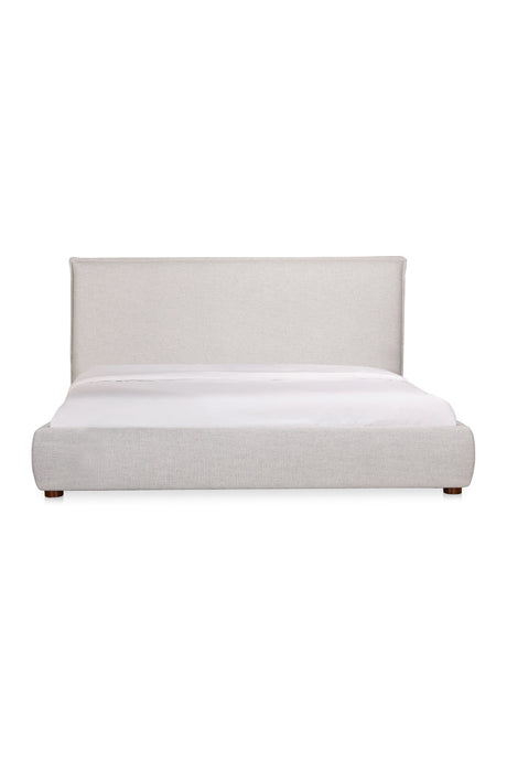 Modern European furniture - Gray Linen Blend Bed - www.oroa.com