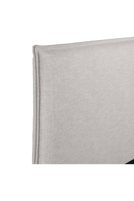 Modern European furniture - Gray Linen Blend Bed - www.oroa.com