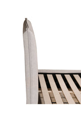 Modern European furniture - Gray Linen Blend Bed - www.oroa.com