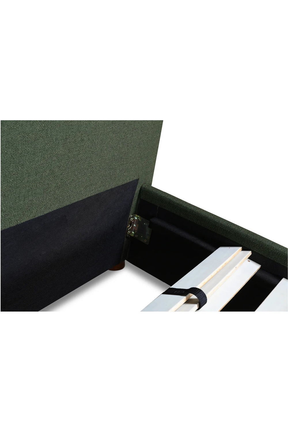 Modern European furniture - Green Linen Blend King Bed - www.oroa.com