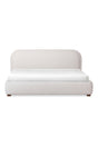 Modern European furniture - Cream Velvet King Bed - www.oroa.com