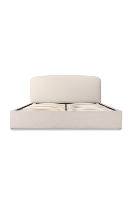 Modern European furniture - Cream Storage Bed - www.oroa.com