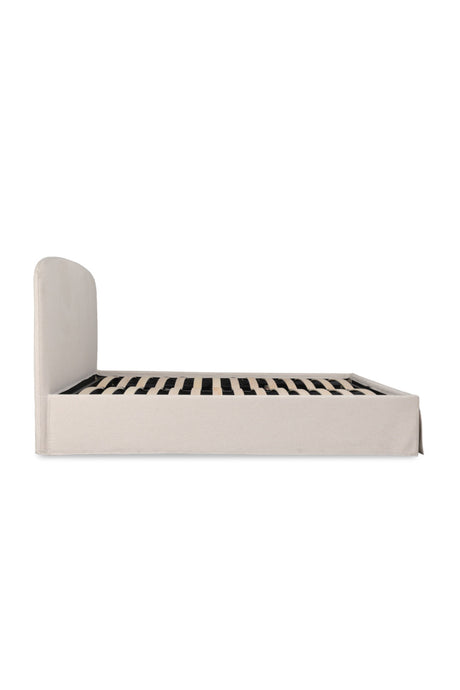 Modern European furniture - Cream Storage Bed - www.oroa.com