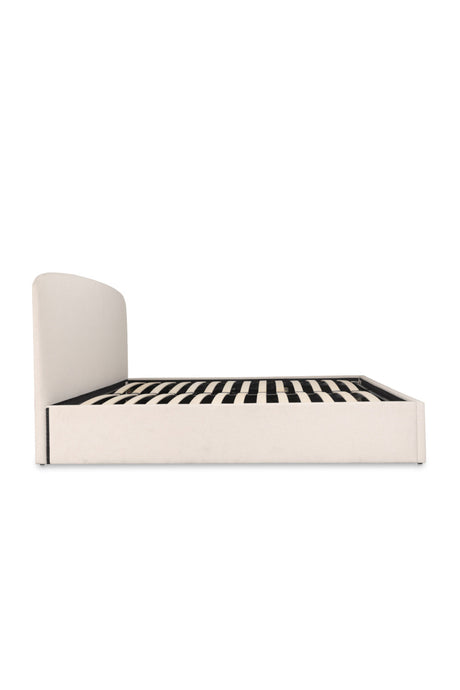 Modern European furniture - Cream Storage Bed - www.oroa.com
