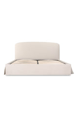Modern European furniture - Cream Storage Bed - www.oroa.com