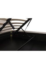 Modern European furniture - Cream Storage Bed - www.oroa.com