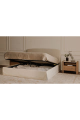 Modern European furniture - Cream Storage Bed - www.oroa.com